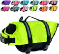 Doglay Dog Life Jacket with Rescue Handle, Dog Life Vest for Swimming Boating, Adjustable Reflective Puppy Swim Vest wit