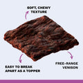 Dr. Gary's Best Breed Air-Dried Dog Treats & Food Topper – New Zealand Venison, Single Protein for Sensitive Dogs, Grain