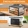WACOOL TERRA 8" X 12" Reptile Heat Pad 24W Fast Heating Pad Terrarium Heating Mat Waterproof for Turtle, Lizard, Frogs, 