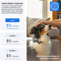 Tractive Smart Dog GPS Tracker | Live Pet Tracker with Virtual Fence | Vital Signs Monitoring of Heart & Respiratory Rate | Bark Monitoring | Dog Collar Attachment (Brown)
