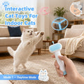 Cat Fetch Toy with Flying Disc Launcher, Rechargeable & Large-capacity