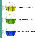 Glass CO2 Drop Checker – CO2 Monitor Kit for Aquarium Planted Tank CO2 System (Drop Checker with Solution)