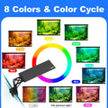 SEAOURA Clip On Aquarium Light for Plants-24/7 Fish Tank Light, 12-20 Inch