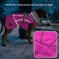 Doglay Dog Coat with Detachable Harness, Fleece Dog Winter Jacket