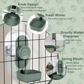 Lemtrflo 28oz Rabbit Water Bottle Dispenser, Bunny Cage Water Bowl