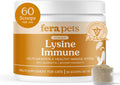 Fera Pets Lysine for Cats - Immune Support Powder Food Topper, 60 Scoops