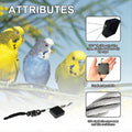 Retractable Bird Leash,Parrot Flying Rope,Anti-Bite Wire Rope Parrot Leash,Adjustable Bird Harness for Training,with 5pc