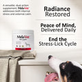 Mela-Vet Melatonin Calming Soft Chews for Dogs, Vet-Formulated to Provide Relaxation & Anxiety Relief, Helps Reduce Stress & Tension-Supports Healthier Skin & Coat.120 Tasty Soft Chews.