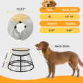 Sponge Core Dog Cone Collar to Stop Licking for Surgery Recovery