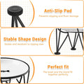Elevated Ceramic Cat Bowls – Whisker-Friendly & Anti-Vomiting, Non-Slip Raised Cat Food Dishes – Stylish, Safe & Hygieni