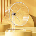 Hamster Exercise Wheel,Super-Silent Small Animals Exercise Wheels,Quiet Hamster Running Wheels with Adjustable Stand for