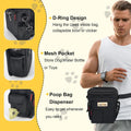 Dog Treat Pouch Open Top for Quick & Spill-Proof Access, Removable Pouch|Poop Bag Dispenser|3 Ways to Wear, Dog Treat Ba
