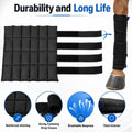 LOVIVO 2 Pack Reusable Gel Horse Ice Boots, Adjustable 4 Leg Cooling Wraps