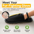 ZARAD Pet Hair Removal Glove for Dogs & Cats – Electrostatic Reusable Dog & Cat Hair Remover Glove Fur Remover for Furni
