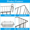 6 Pack Hay Feeder Rabbit with Hooks Heavy Duty, 9x4x3 Inch