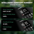 Coospider 5L Reptile Fogger Humidifier, Automatic Humidifiers for Reptiles Tank, Terrarium Humidifiers with Timer and Hu
