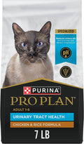 Purina Pro Plan Urinary Tract Cat Food, Chicken & Rice Formula, 7 lb Bag