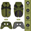 Warm Dog Winter Coat, Fashion Sports Cold Weather Jacket with Built-in Harness, Reflective & Adjustable Comfortable Pet 
