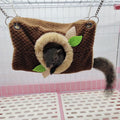 Small Animal Hammock, Hamster Hanging Bunkbed Hammock & Tunnel Warm Bed House Cage Nest Cage Hanging Tunnel and Hammock 