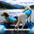 VIVAGLORY Dog Life Vest High Buoyancy Dog Swim Vest, S