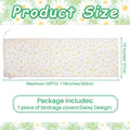 Shappy Large Bird Cage Net Cover for Seed Bird Cage Skirt Seed Catcher with Daisy Pattern Adjustable Nylon Protector for Budgie Parrot Parakeet Macaw(X-Large,White Daisy)