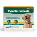 Dog Dewormer Pyrantel Pamoate, Chewable Tablets for Dogs & Puppies, Roundworms & Hookworms, Easy Dosing, 36 Tablets