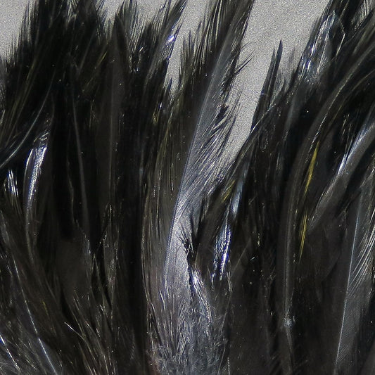 Hareline Fly Tying Woolly Bugger Saddle Hackle 6–7 Inch – Long Hackle Feathers for Fly Tying Woolly Buggers, Streamers &