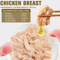 Sfasfnsd Raw Cat Wet Food Natural Chicken Treats for Picky Eaters &Dogs Grain-Free High Protein Topper Food Limited Ingredient Snacks (Pack of 6) 8.47OZ