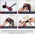 2 Pcs Soft Muzzle for Medium Large Sized to Stop Barking (Red, M