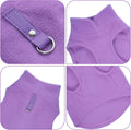 Rbenxia Dog Sweater with Leash Ring Dog Winter Fleece Outfit for Small Dogs