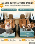 Dog Car Seat for Smal Dogs Up to 35lb,Machine Washable Dog Booster Car Seat