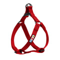 Pawtitas Solid Step-in Dog Harness – Adjustable No-Pull Vest for Puppies to Seniors, Safe & Comfortable S Red