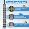 HiTauing Aquarium Heater, Upgraded 300W/500W Fish Tank Heater with Intelligent Leaving Water Automatically Stop Heating 