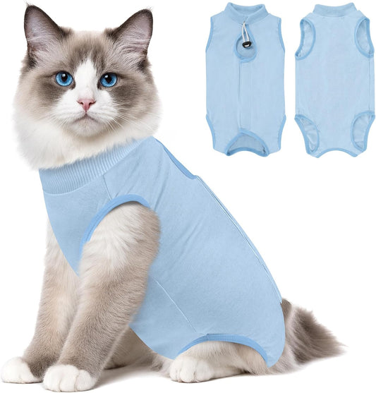 Cat Recovery Suit After Surgery, Cat Onesie for Abdominal Wound