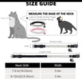 EXPAWLORER Soft Velvet Safe Cat Collars for Girl Cats -2 Pack Rhinestones Bling Diamante Adjustable Collars Breakaway- Chirstmas Cat Clollar Gifts with Bells for Boy Cats Kitty and Small Dogs