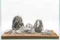 Aquarium Rocks Silver Seiryu Rock 5lb Natural Stone for Fish Tanks, Terrariums, Bonsai, Garden Decoration, Micro Landsca
