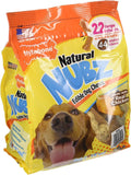 Natural Nubz Edible Dog Chews Value Pack of 66 Chews. Total (3 x 22 ct Bags)