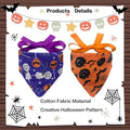 4Pcs Halloween Bearded Dragon Witch Costume Set with Bearded Dragon Witch Hats, Bandanas, Wizard Hat, Pumpkin Candy Patt