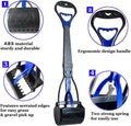 ienjoyed Non-Breakable Pooper Scooper for Large Medium & Small Dogs Heavy Duty, 28“Long Handled Dog Poop Scooper for Gra