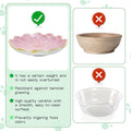 BNOSDM Shallow Ceramic Hamster Food Dish 2 Pcs Small Animals Food Bowl Sunflower Feeding Dishes for Gerbils Mice Rats 4.