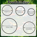 JJUNW 5 Pcs Aquarium Floating Plant Corral, Fish Feeding Ring Fish Tank Aquarium Floating Plants Barrier, 5 Sizes of Flo