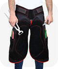 – Premium Cowhide Leather Farrier Apron | Adjustable Waist | Breathable Air Mesh Lining, Foam Knee Pads, Magnets & Knife