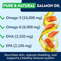 StrellaLab Fish Oil Omega 3 Treats for Dogs (180 Treats) - Allergy & Itch Relief - Skin & Coat Supplement - Joint Health - Wild Alaskan Salmon Oil - Shedding, Itchy Skin Relief - Omega 3 6 9 - EPA&DHA