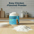 Lactoferrin Supplements for Dogs Powder, Daily Immune Nutrition with CoQ10 & Beta-Glucan, Essential Vitamins & Minerals for Whole-Body Wellness, Chicken Flavor, Easy-Mix Supplement, 2.12 oz
