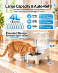 Automatic Pet Water Dispenser Bowl 4L for Cats and Small Dogs