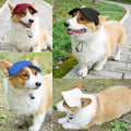 Dog Baseball Cap,Pet Summer Beach Hat,Dog Cat Sunbonnet Cap with Ear Holes,Adjustable Cat Visor for Small Medium Large D