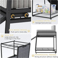Dog Window Perch with Stairs and Storage,Pet Stairs Ramp with Seat
