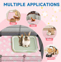 Homimp 2 Pack Guinea Pig Bed, Waterproof Reusable Small Animal Bed,Super Absorbent Pee Pad Mat for Rabbit Bunny Hamster 