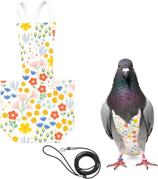 ZANTIE Pigeon Diaper Harness and Leash-Pigeon Pants