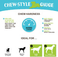 Raw Paws 10-inch Compressed Rawhide Bones for Dogs - Large, 10-Count